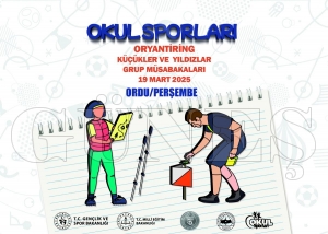 Oryantiring heyecan Orduda balyor